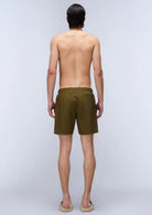 Napapijri Costume Uomo Haldane Verde Oliva Scuro NP0A4HRZ G3A NAPAPIJRI 