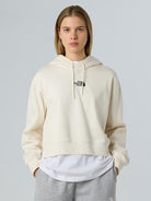 The North Face Felpa con cappuccio corta in vita Essential Donna White Dune NF0A89EX QLI THE NORTH FACE 