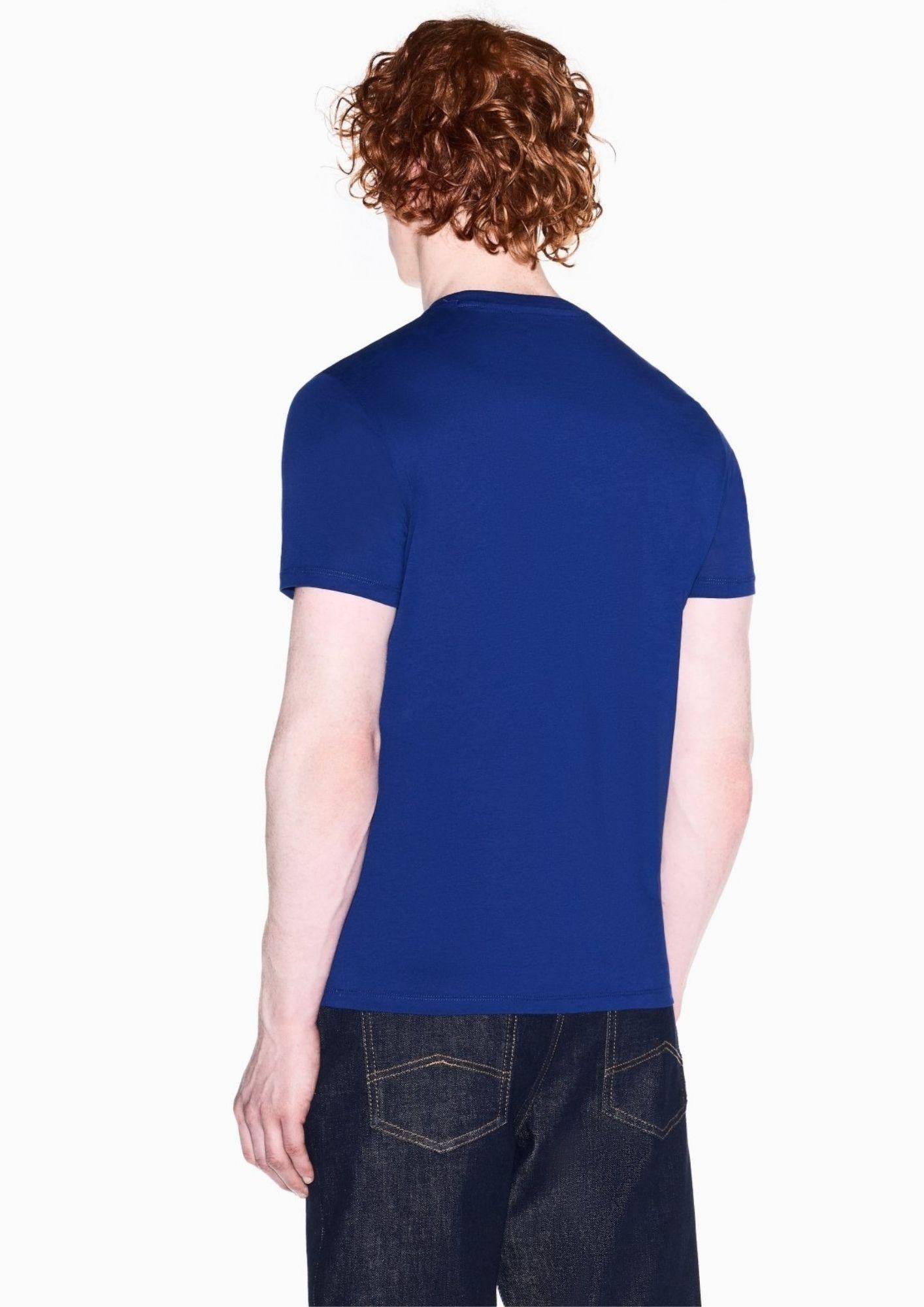 Armani Exchange T-Shirt Uomo Blu XM002683 AF10356 UB131 ARMANI EXCHANGE 