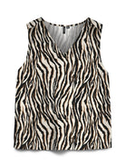 Vero Moda Top Donna Easy Bianco Avena Stampa Dolly 10301759 Oatmeal Dolly VERO MODA 