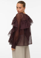 Vero Moda Camicia Donna Sabrina Marrone Cioccolato 10343817 Grey VERO MODA 