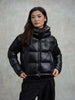 Veste d'hiver femme Blauer Gloria noire avec intérieur beige