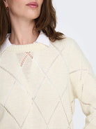 Only Maglia Donna Cloud Dancer Oversize Fit Onlgeenas 15339575 Cloud Dancer ONLY 