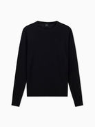 Armani Exchange Maglione girocollo in lana vergine Uomo Nero 8NZM3A ZM8AZ 1200 ARMANI EXCHANGE 