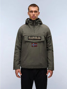 Napapijri Giacca Anorak Rainforest Winter Uomo Verde Tea Leaf NP0A4GMC G0A NAPAPIJRI 