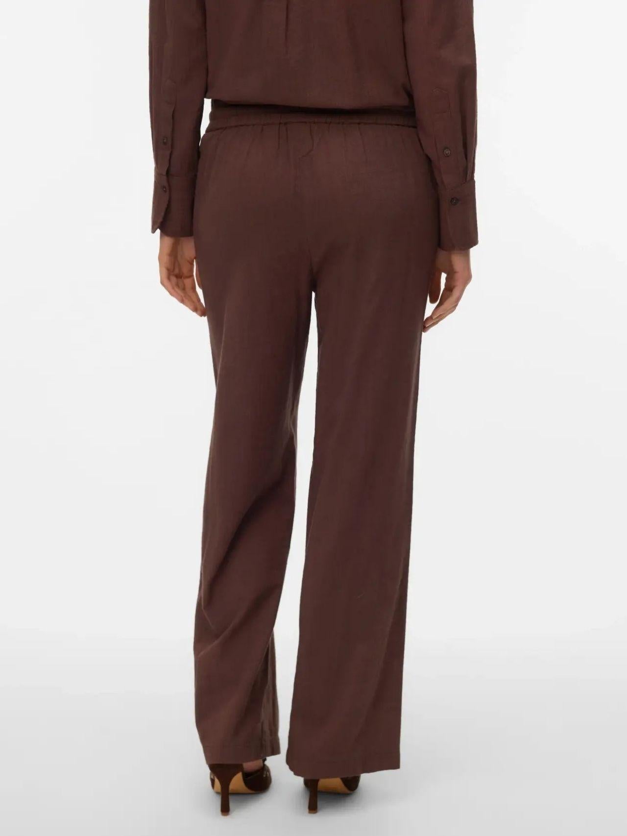 Vero Moda Pantalone Donna Caia Marrone Cioccolato 10333796 Chocolate Martini VERO MODA 