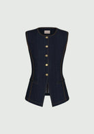 Emme Marella Gilet Donna Emicachi Blu 2615151014200 001 EMME MARELLA 