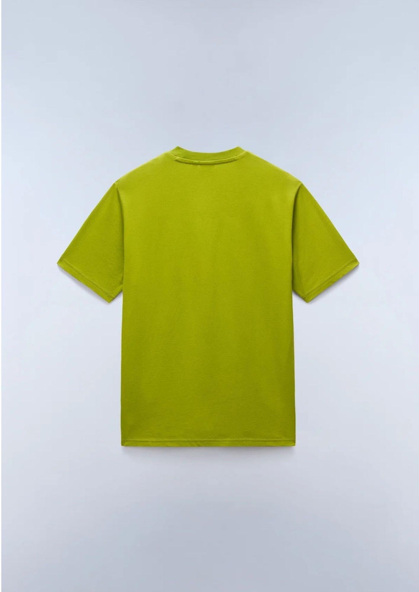 Napapijri T-Shirt Uomo Phos Verde NP0A4G5A G3B NAPAPIJRI 