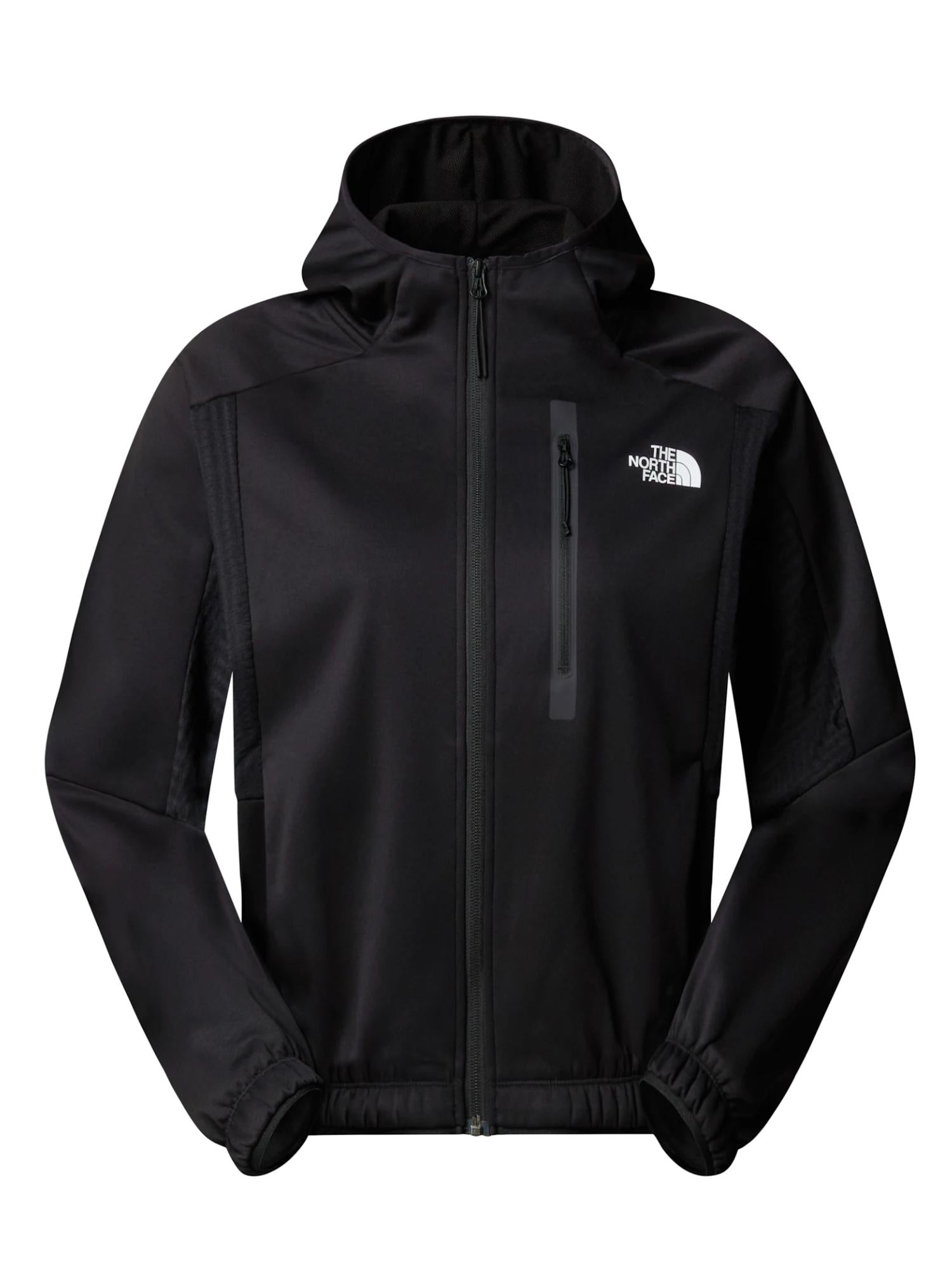 The North Face Pile Mountain Athletics con cappuccio e cerniera integrale Donna Nero NF0A8DXX JK3 THE NORTH FACE 