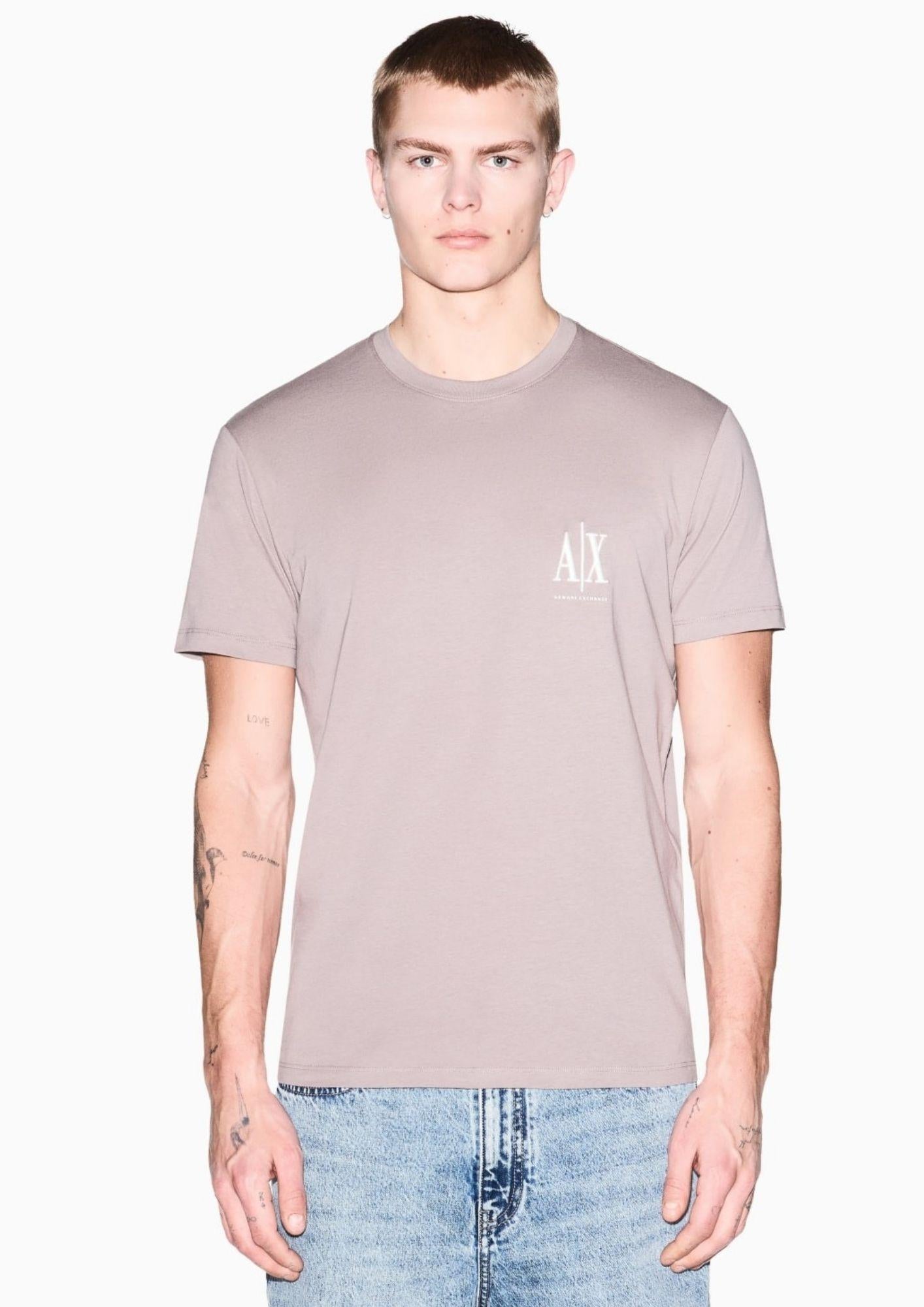 Armani Exchange T-Shirt Uomo Beige XM000365 AF12308 U6107 ARMANI EXCHANGE 