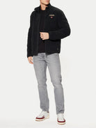 Napapijri Felpa Uomo di pile con zip Tynik Nero NP0A4IA9 041 NAPAPIJRI 
