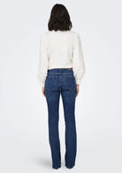 Jeans Donna Only Onlann Blu Denim Scuro<BR/> 15337824 Dark Blue Denim ONLY 