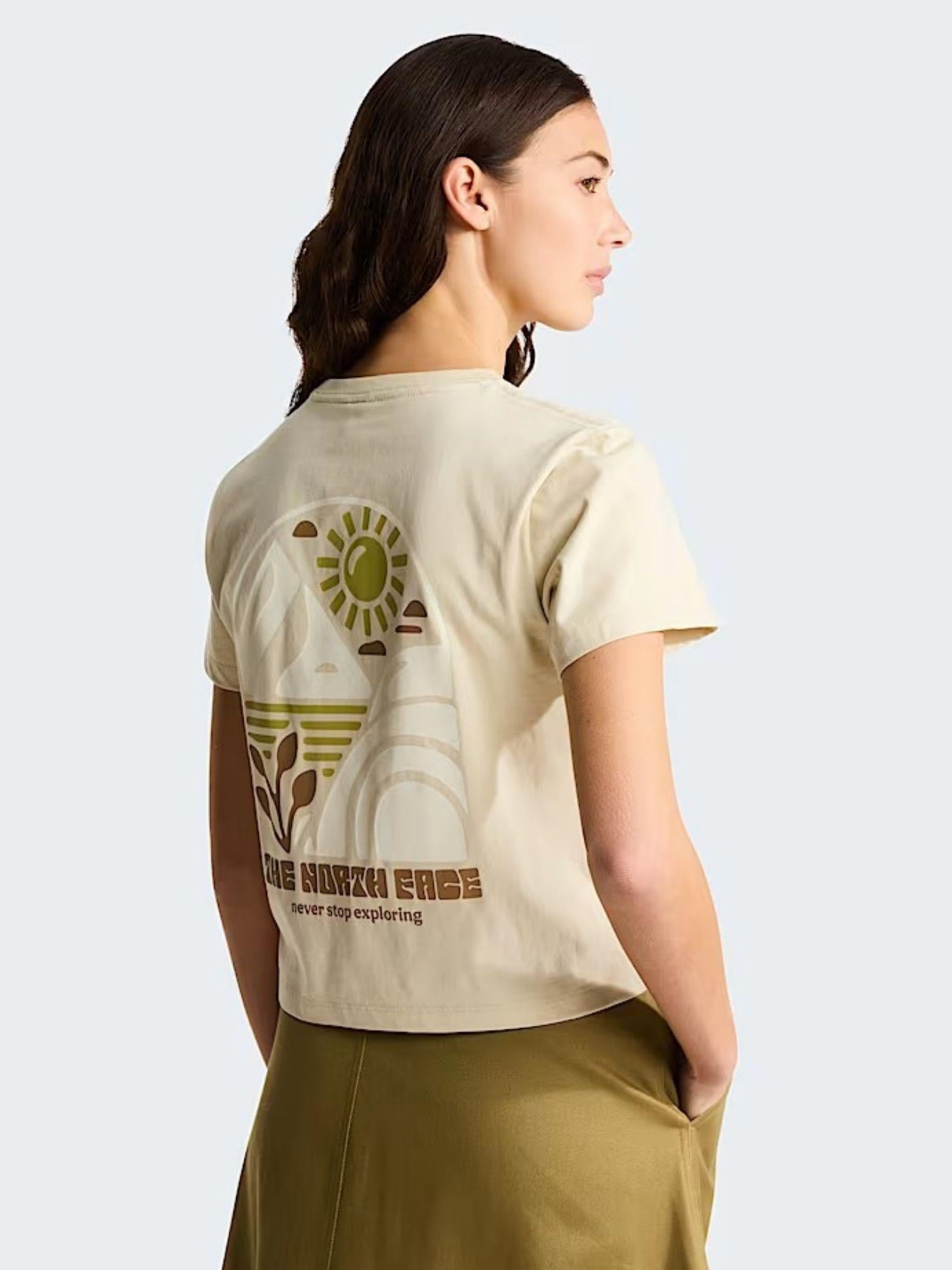The North Face T-Shirt Donna Desert Stone Sun Regular Graphic NF0A8GQS DOM THE NORTH FACE 