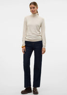 Vero Moda Pullover Donna Iris Beige Chiaro 10320450 Birch W. MELANGE VERO MODA 