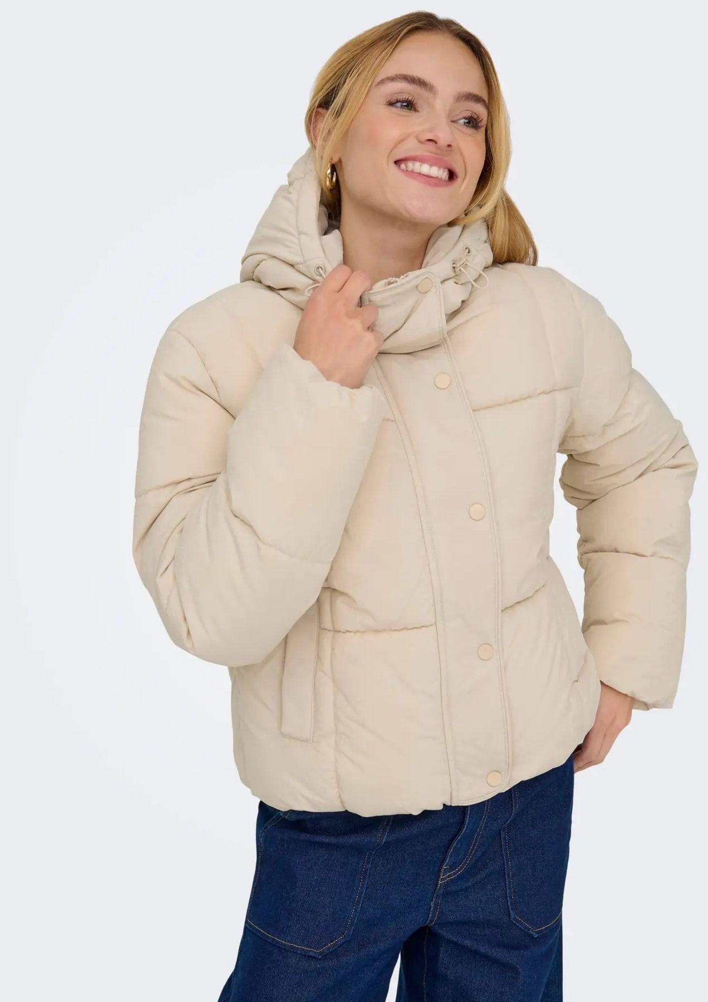 Jacquelin De Yong Giubbino Donna Wonder Crema 15353998 Moonbeam JACQUELINE DE YONG 