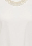 Only Top Donna Parker Bianco 15343568 Cloud Dancer Rhinestone ONLY 