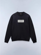 Napapijri Felpa Box Logo Uomo Nero NP0A4I1A 041 NAPAPIJRI 