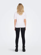 Only T-Shirt Donna Bianco Onlonly 15270390 White ONLY 