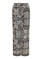 Only Pantalone Donna Emza Nero Stampa Etnica 15367646 Black ETHNIC PAISLEY ONLY 