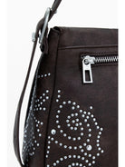 Desigual Borsa effetto pelle con fibbia media Donna Marrone 25WAXP34 6009 DESIGUAL 