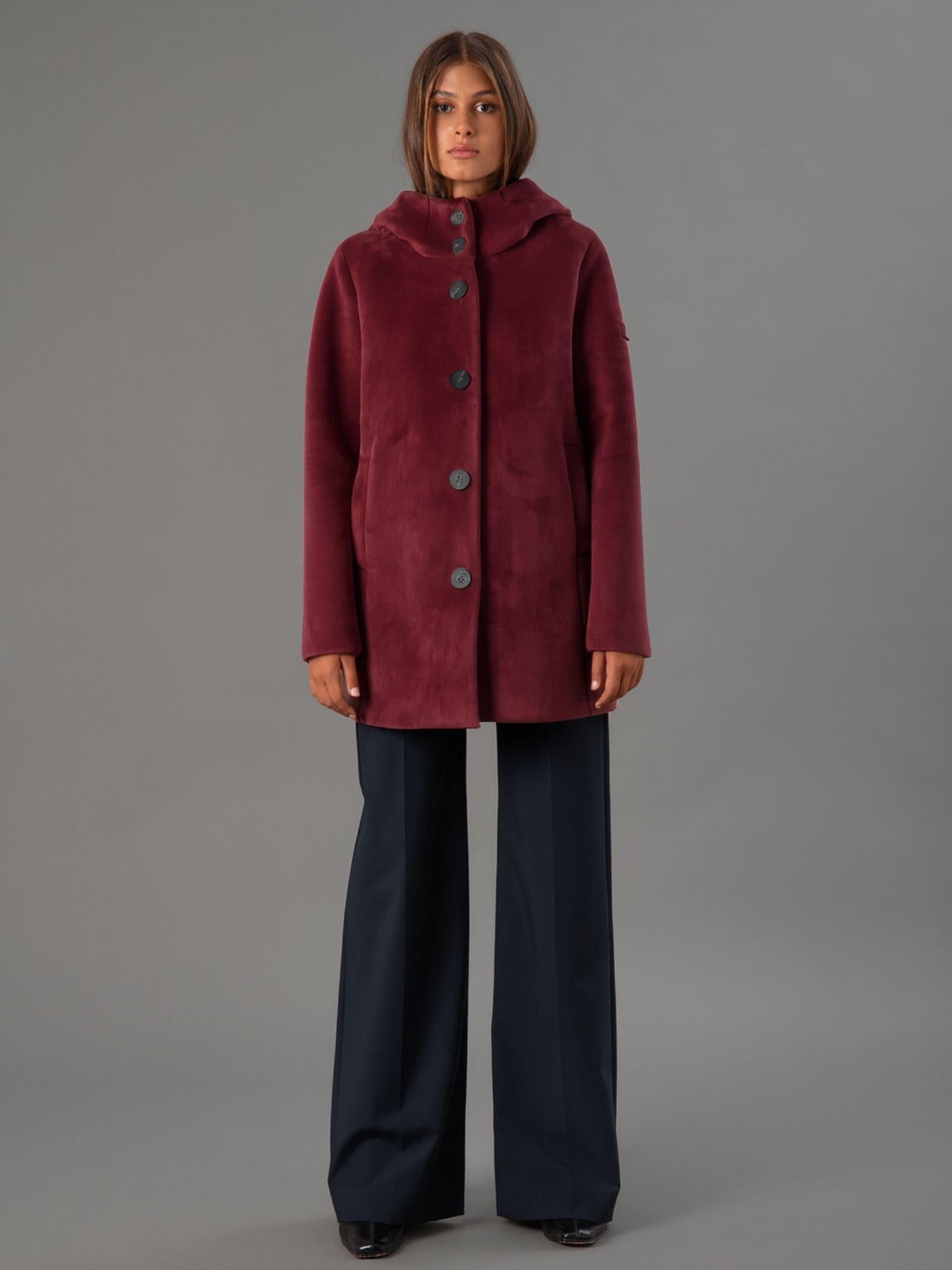 Rihunik Giubbino Donna Amelia25 Bordeaux RIW294J F0012 098 RIHUNIK 