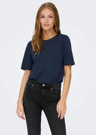 Jacqueline De Yong T-Shirt Donna Rex Blu Sky Captain 15344612 Sky Captain JACQUELINE DE YONG 