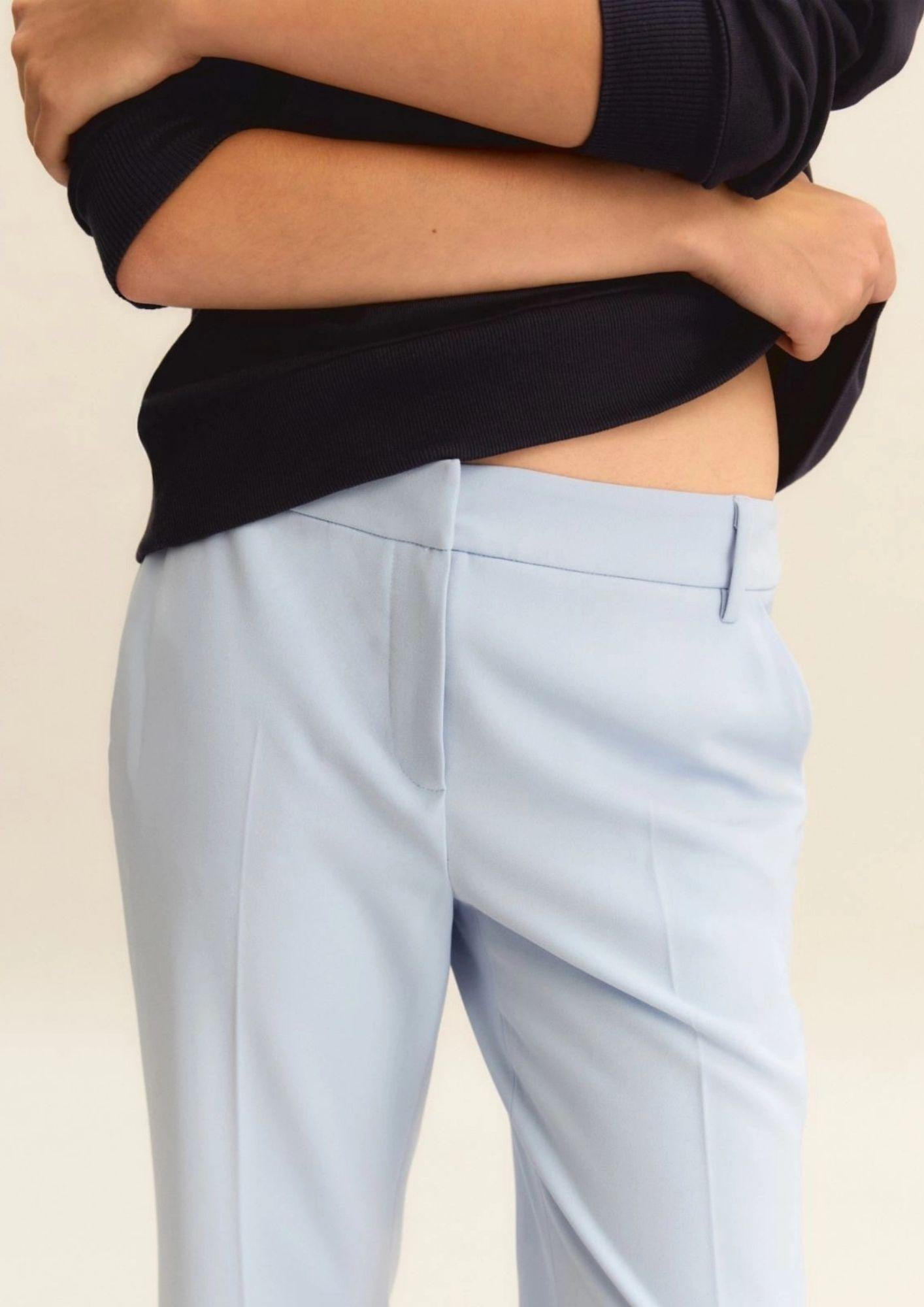 Emme Marella Pantalone Donna Emmfarnese2 Azzurro 2615131341200 004 EMME MARELLA 