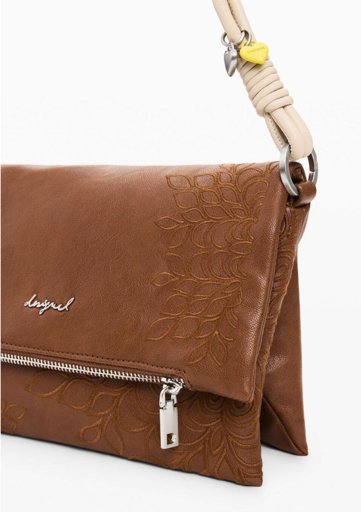 Desigual Borsa Donna Bag Sierra CAmel Murano Marrone 26SAXPB8 6011 DESIGUAL 