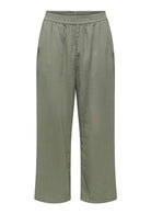 Only Pantalone Donna Aris Verde Oliva 15364124 Smokey Olive ONLY 