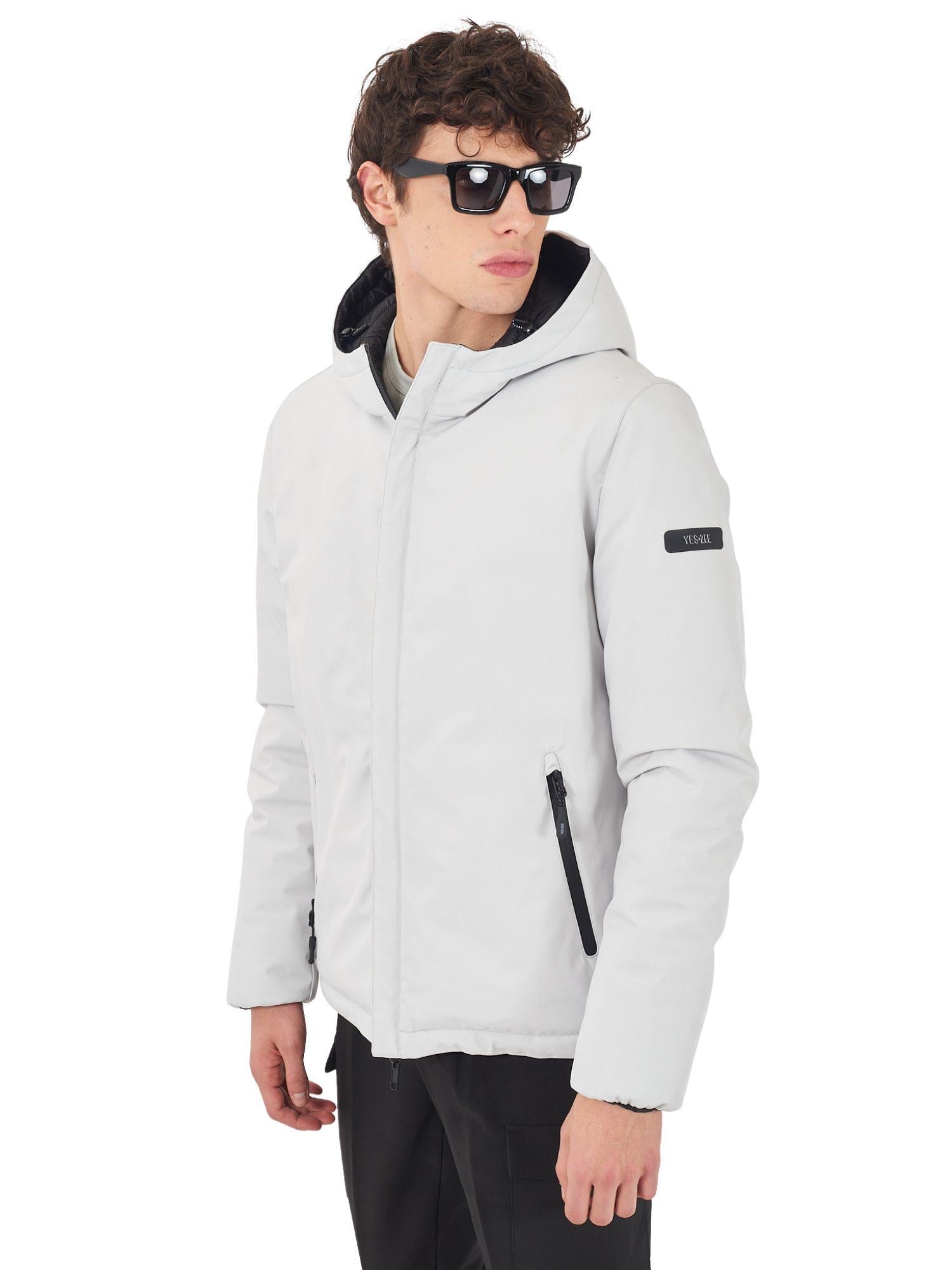 Yes Zee Giubbino Uomo reversibile Bianco J824 B500 0124 YES ZEE 