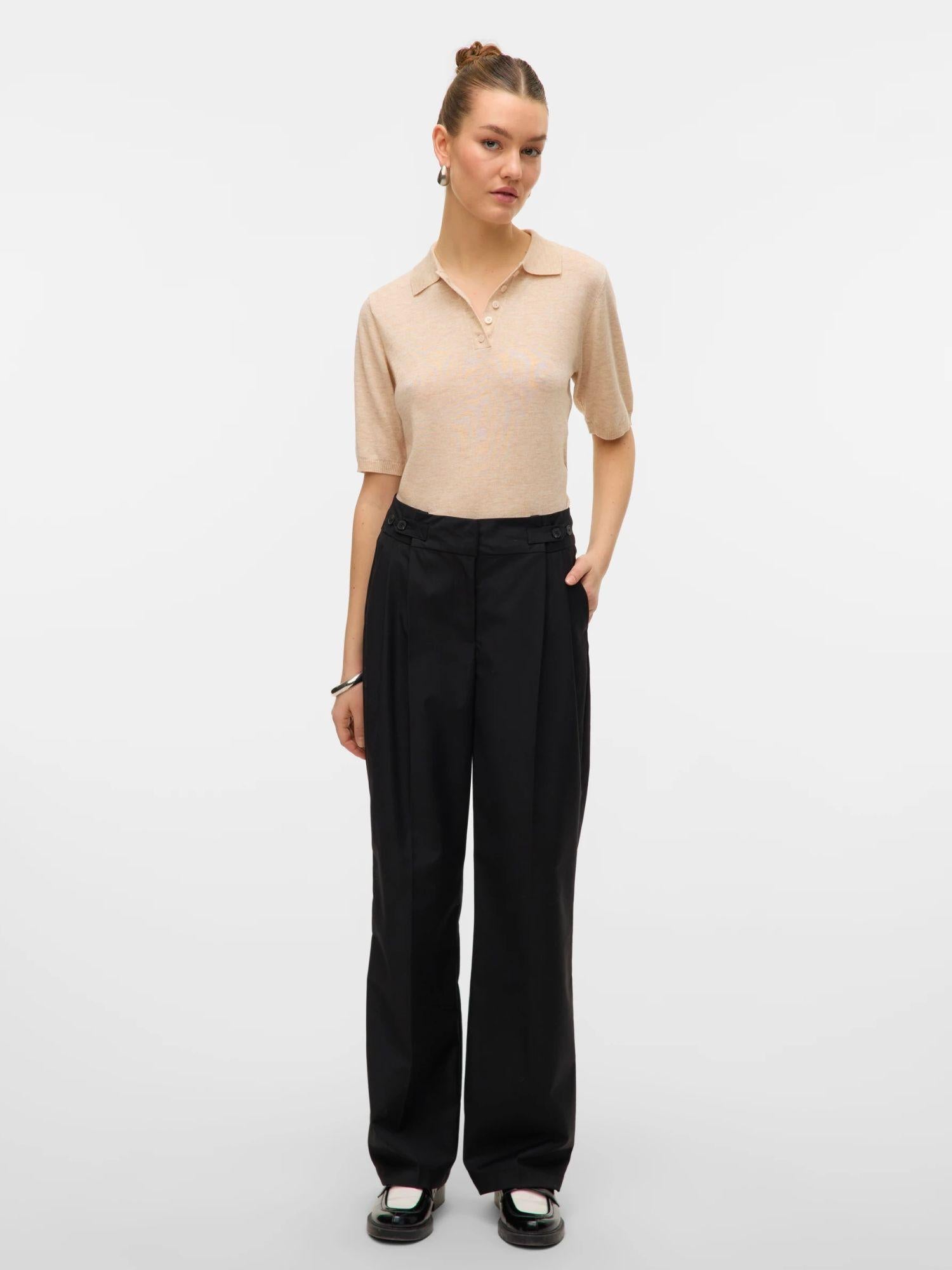 Vero Moda VMNIKKI Pantaloni formali Donna Nero 10332058 Black VERO MODA 
