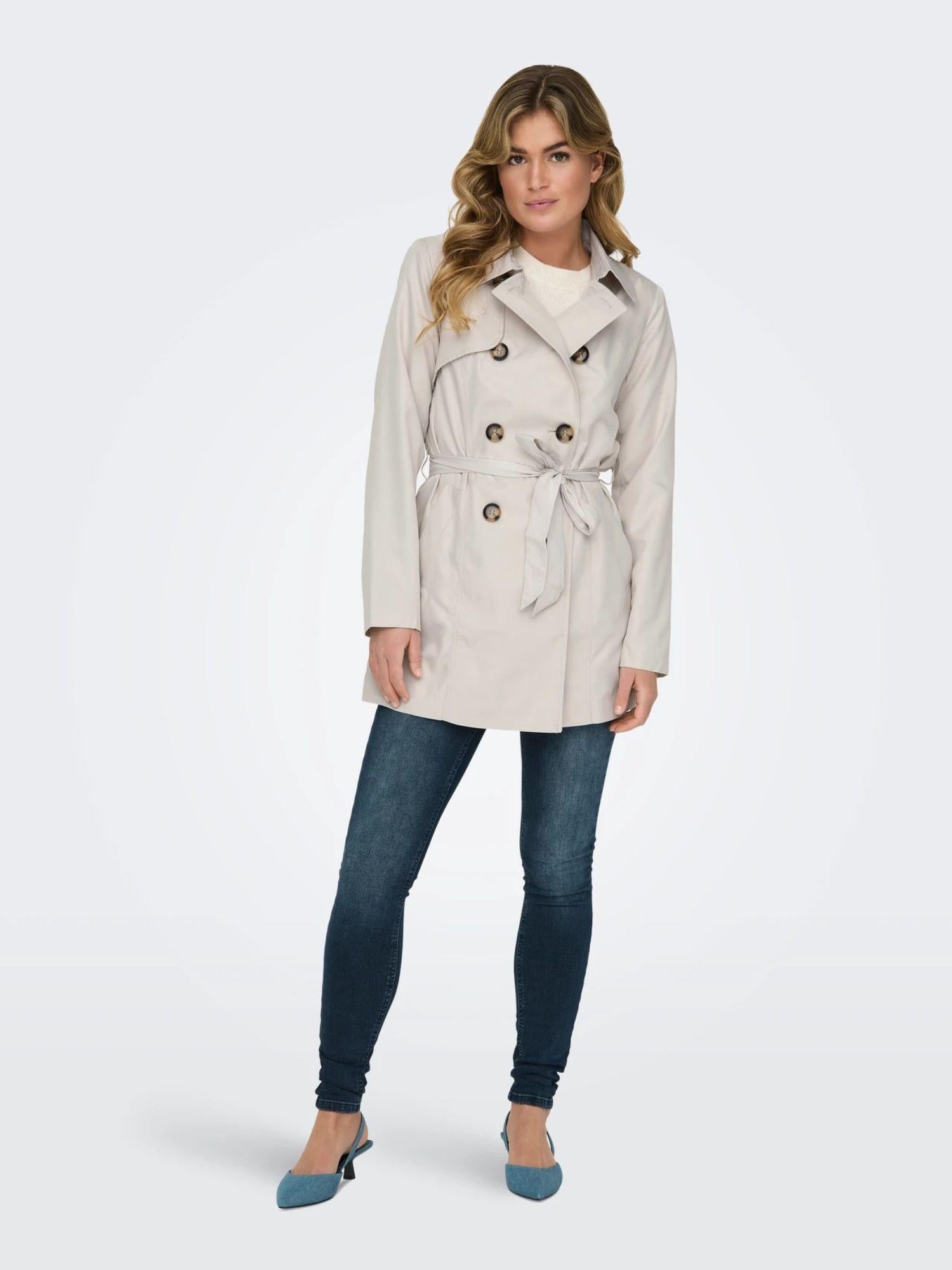 Only Trench Donna Moonbeam Onlvalerie 15191821 Moonbeam ONLY 