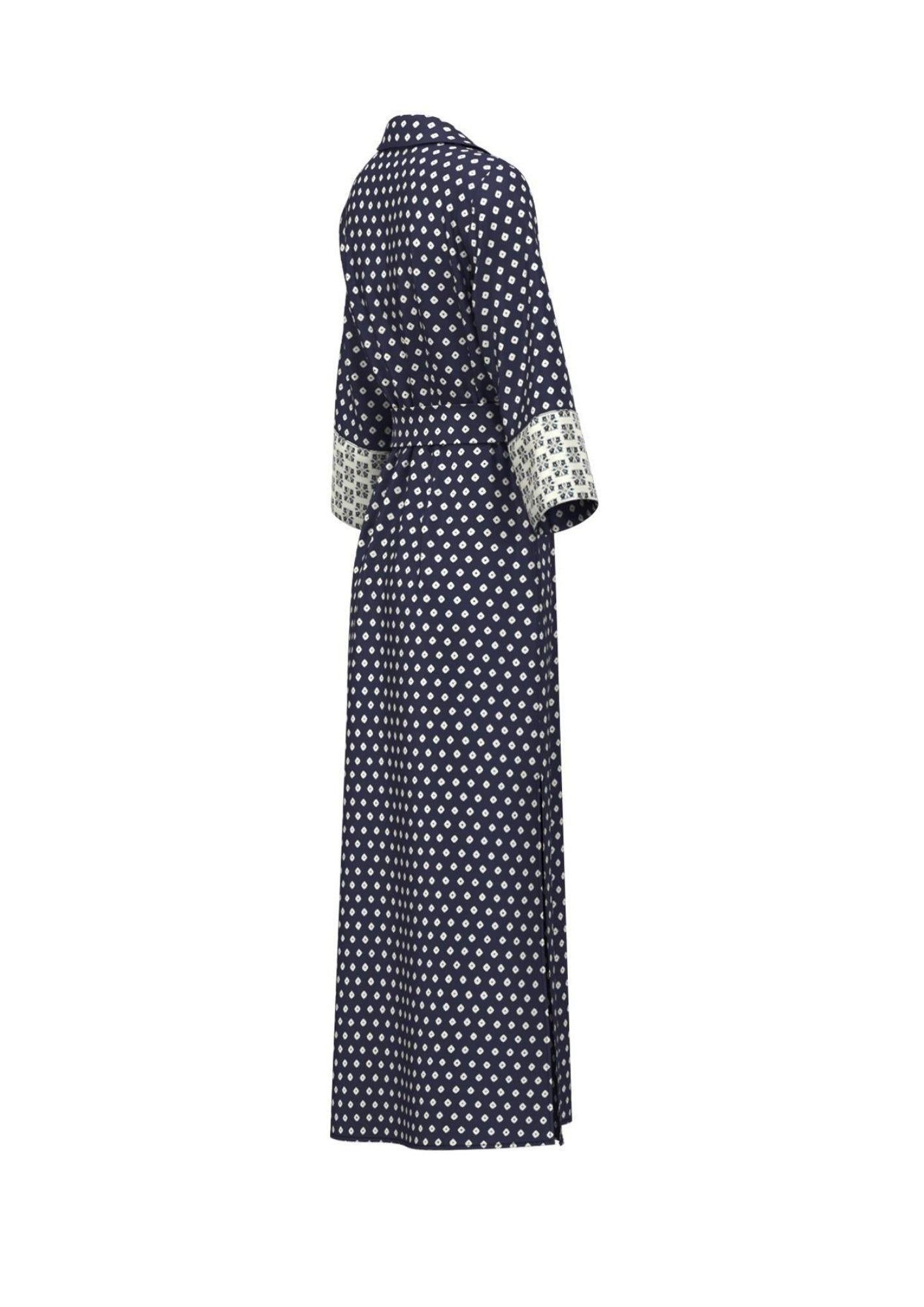 Emme Marella Abito Donna Emmfolgore Blu Rombi 2615221101200 009 EMME MARELLA 