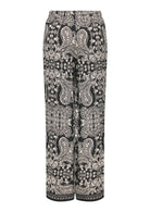 Only Pantalone Donna Emza Nero Stampa Etnica 15367646 Black ETHNIC PAISLEY ONLY 