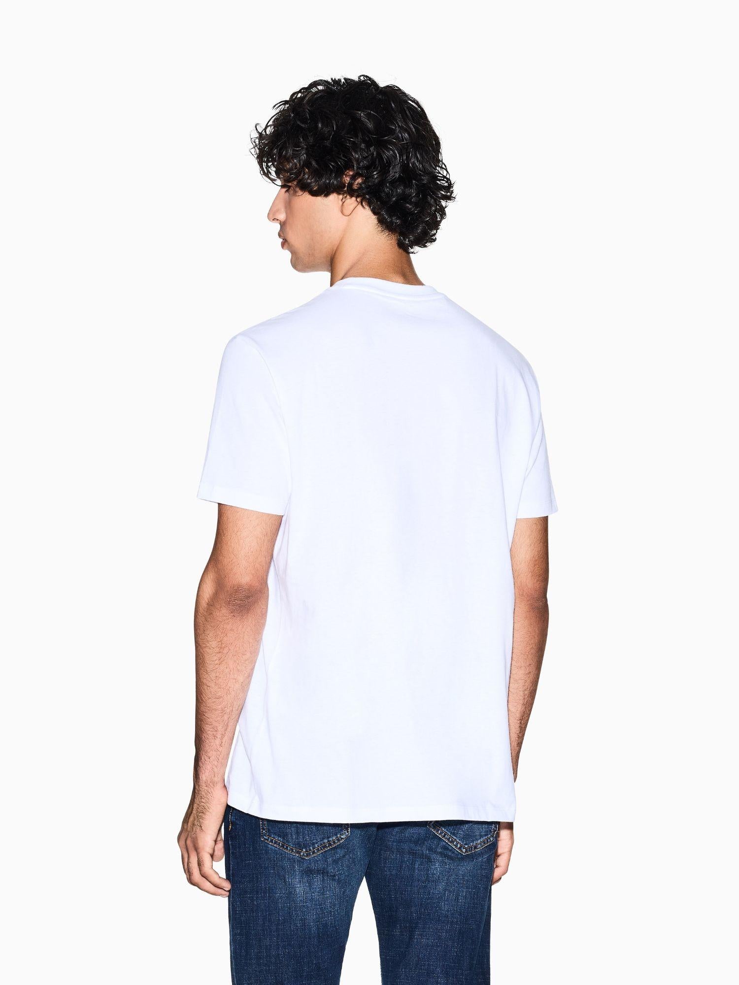 Armani Exchange T-shirt regular fit Uomo Bianco XM001911 AF10356 M0247 ARMANI EXCHANGE 