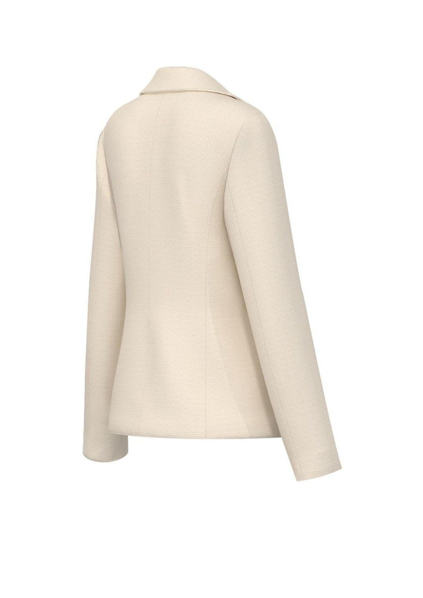 Emme Marella Giacca Donna Gennaio Bianco Lana 2615041131200 001 EMME MARELLA 