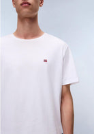 Napapaijri T-Shirt Uomo Salis Bianca NP0A4H8D 002 NAPAPIJRI 