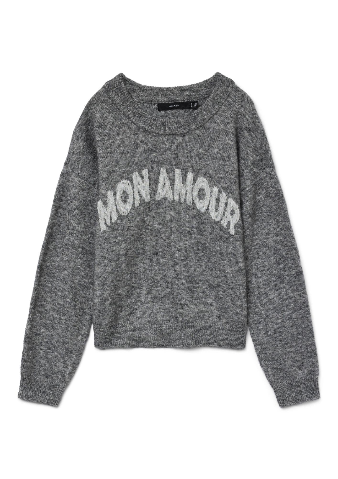 Vero Moda Pullover Donna Amoremio Grigio 10331278 Medium Grey Melange VERO MODA 