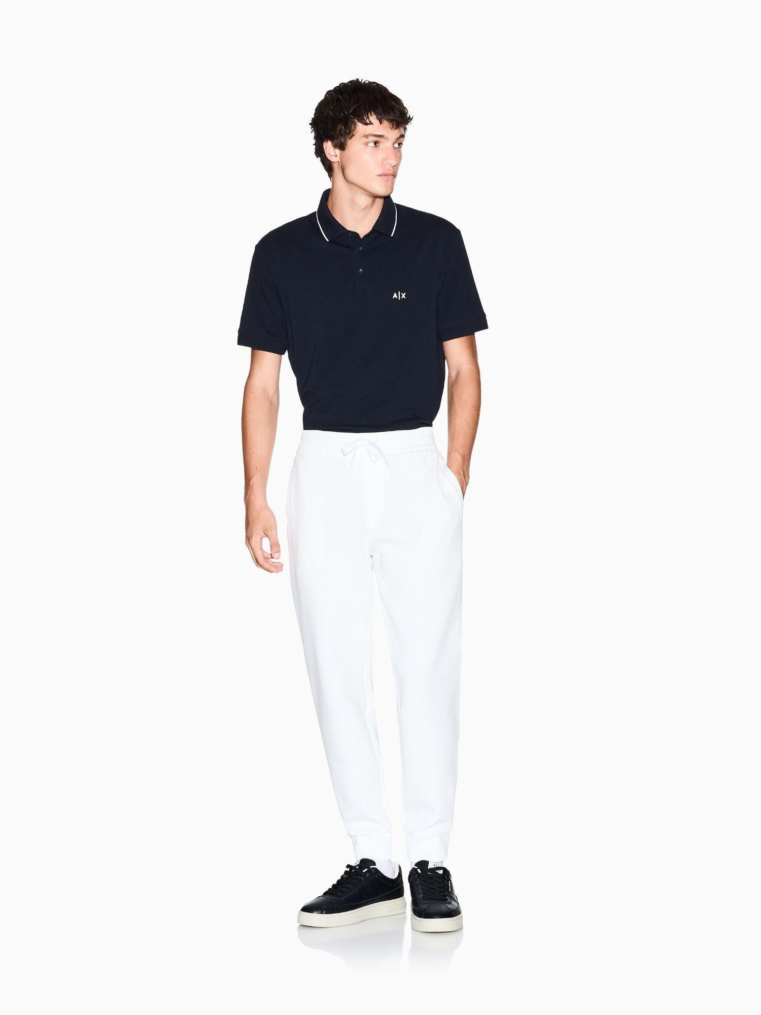 Armani Exchange Pantaloni jogger con logo sul retro Uomo Bianco XM000373 AF10818 U0009 ARMANI EXCHANGE 