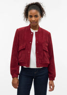 Vero Moda Giubbino Donna Rainie Rosso 10329729 Syrah VERO MODA 