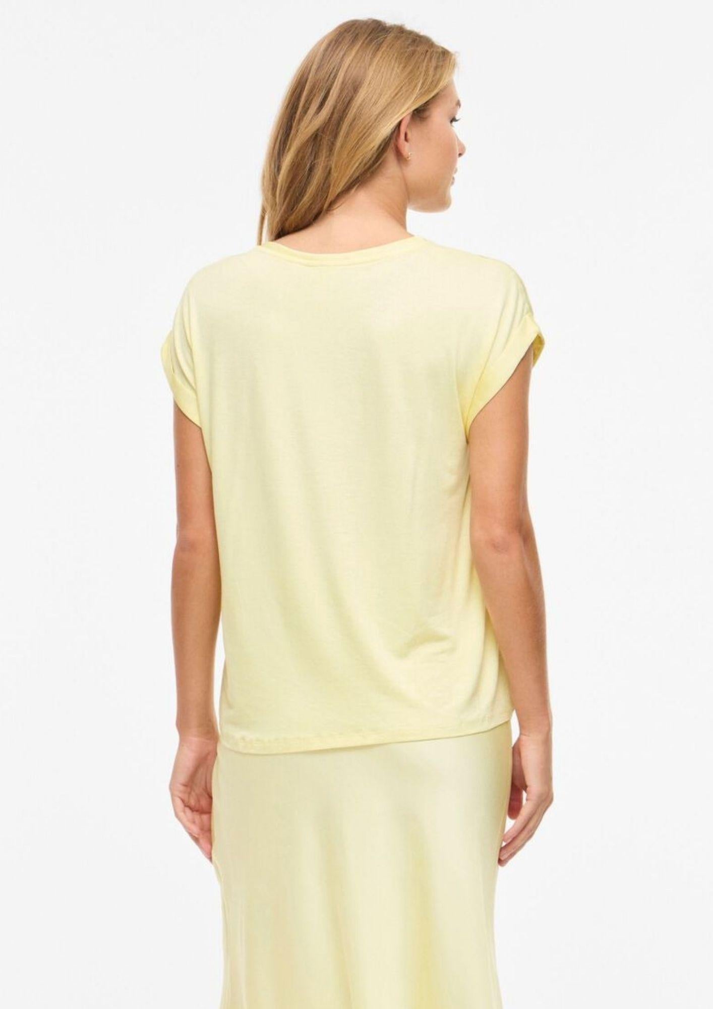 Vila Top Donna Viellette Giallo Pastello 14059563 Pastel Yellow VILA 