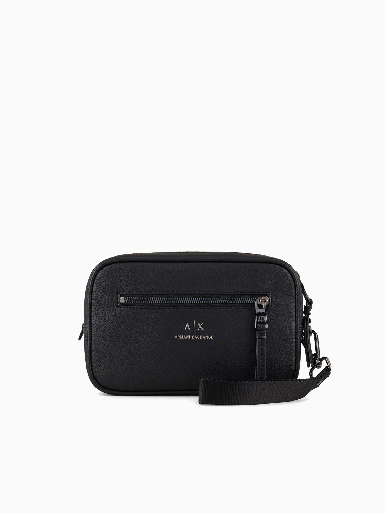 Armani Exchange Beauty case con laccio esterno Uomo Nero 958446 CC830 00020 ARMANI EXCHANGE 