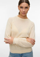 Vero Moda Pullover Donna Newlex Grigio Betulla 10340560 Birch VERO MODA 