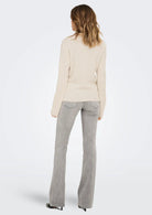 Cardigan Donna Only Thea Beige 15353029 Pumice Stone Melange ONLY 