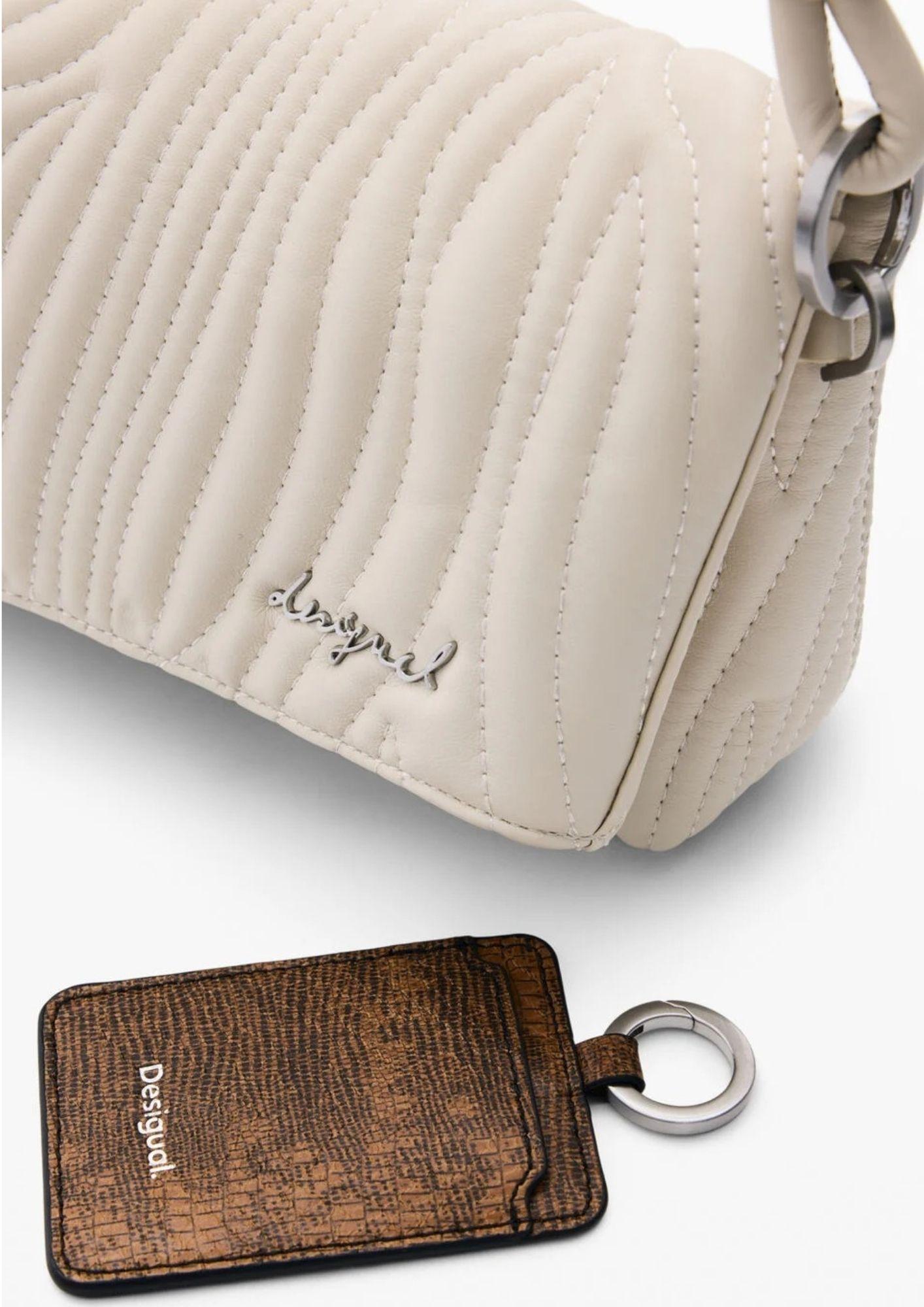 Desigual Borsa Donna Bag Helium Trokel Ecru 26SAXPBB 1008 DESIGUAL 