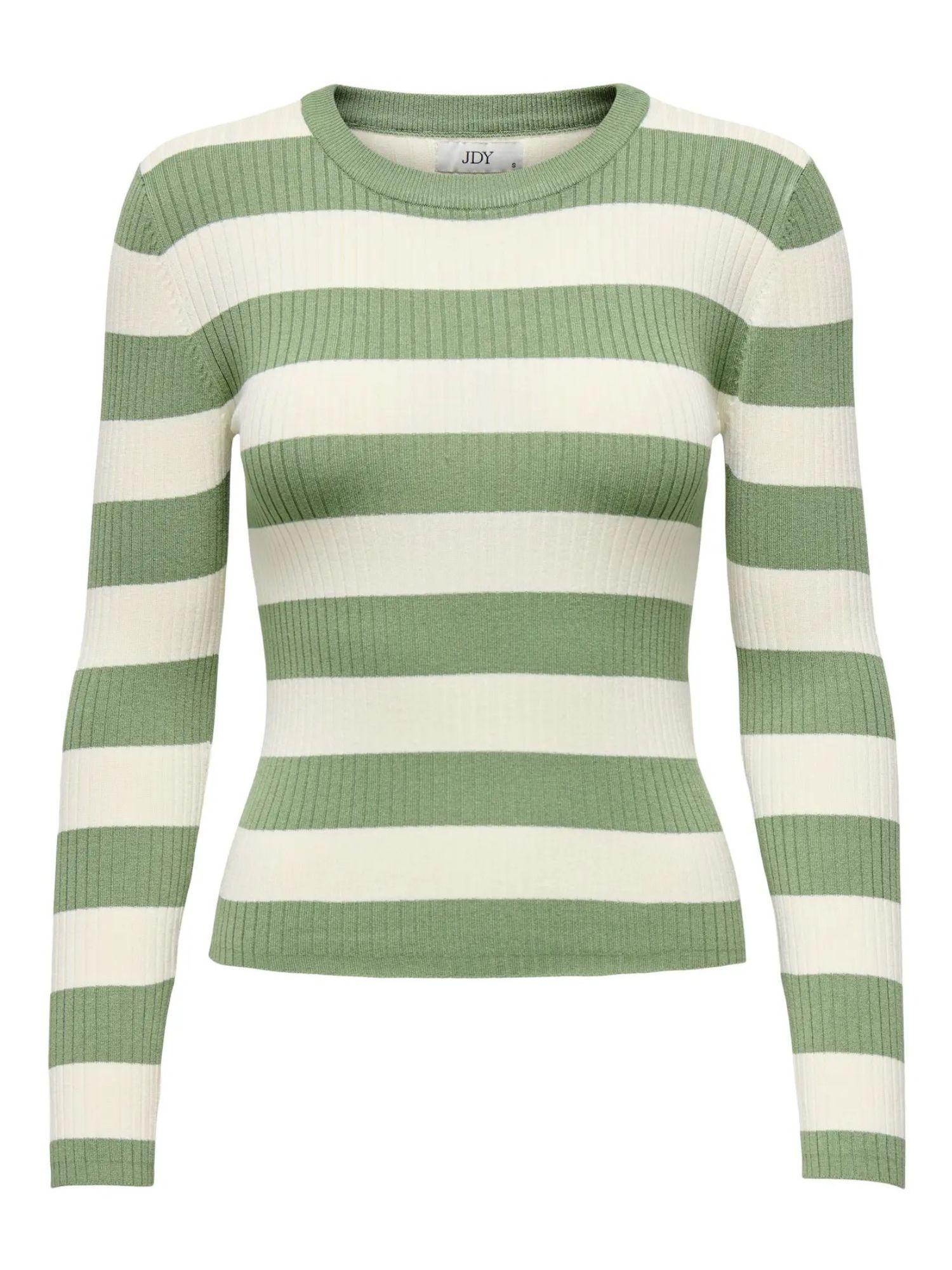 Jacqueline De Yong Maglia Donna Hedge Green Jdyplum 15277223 Hedge Green W EGGNOG JACQUELINE DE YONG 