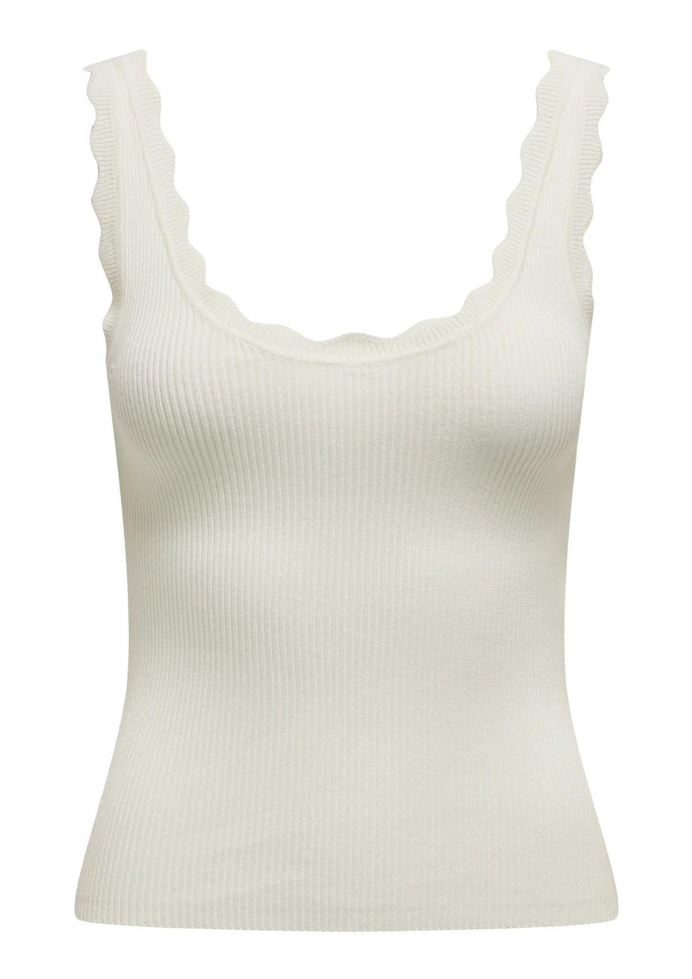 Jacqueline De Yong Top Donna Nanna Bianco 15290585 Cloud Dancer JACQUELINE DE YONG 