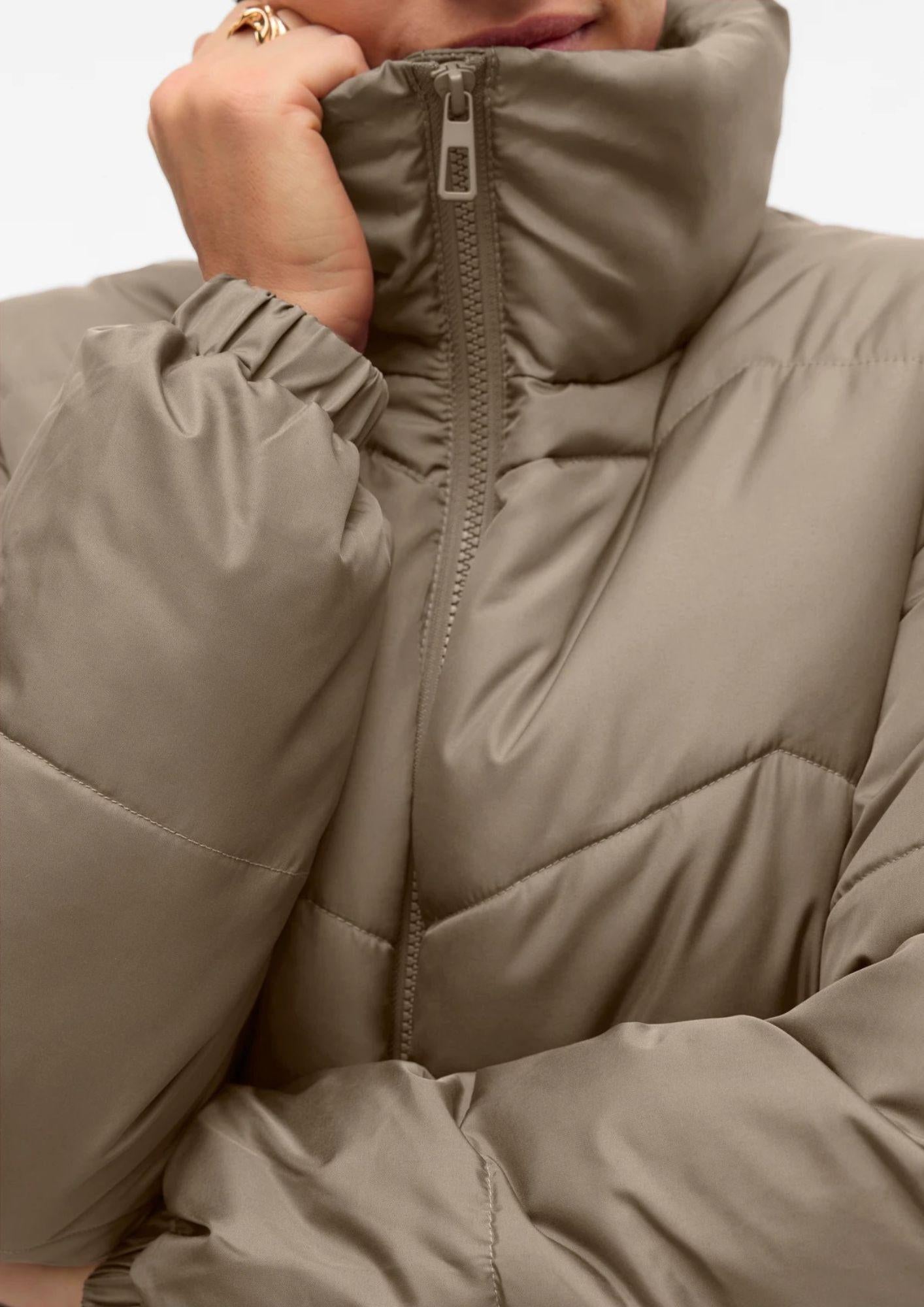 Vero Moda Giacca Invernale Donna Ligario Beige 10309844 Silver Mink VERO MODA 