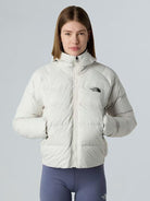 The North Face Giacca in Piumino con Cappuccio Donna Hyalite White Dune NF0A8E75 QLI THE NORTH FACE 