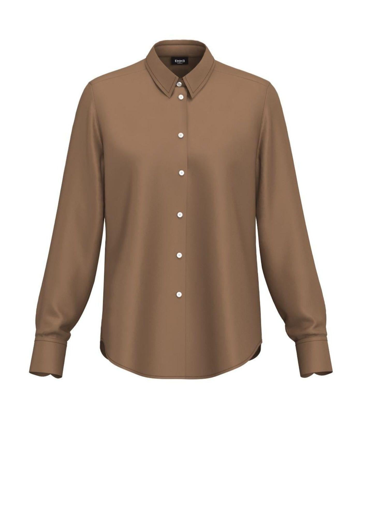 Emme Marella Camicia Donna Naples Tortora 2525116051200 003 EMME MARELLA 